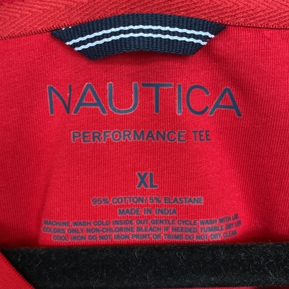 Nautica Red Short Sleeve Tee - Picture 2 of 4